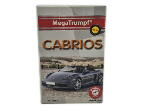 Cabrios cabrio kabrio autók autós kvartett kártya autóskártya
