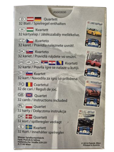 Cabrios cabrio kabrio autók autós kvartett kártya autóskártya