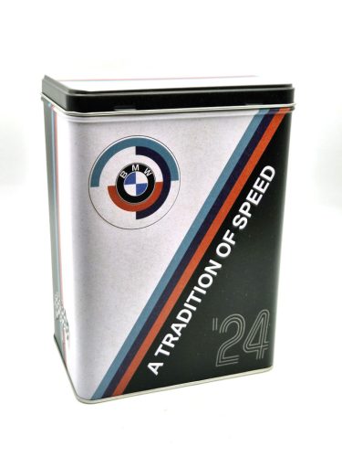 BMW Motorsport " A tradition of speed " fém doboz tároló tárolódoboz