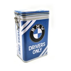 BMW Drivers only csatos fém doboz tároló tárolódoboz