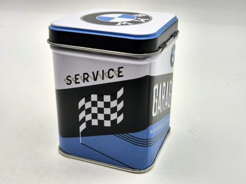 BMW Garage fém teás tea doboz tároló tárolódoboz