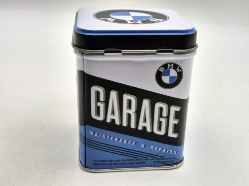 BMW Garage fém teás tea doboz tároló tárolódoboz