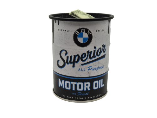 BMW Superior motor oil fém hordó persely doboz tároló