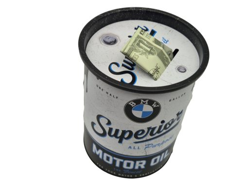 BMW Superior motor oil fém hordó persely doboz tároló
