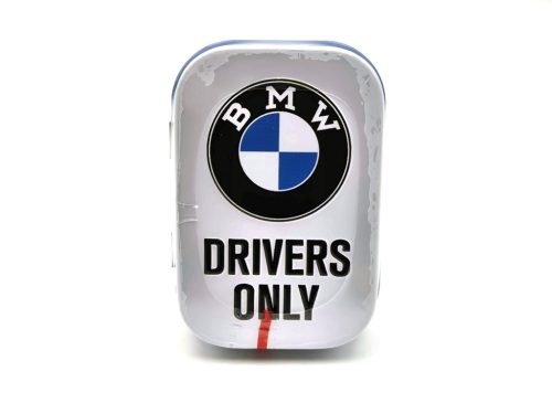 BMW Drivers only - fehér - fém cukorkás doboz fémdoboz (15g)