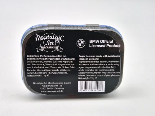 BMW Riders only fém cukorkás doboz fémdoboz (15g)
