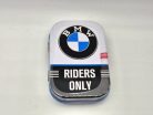 BMW Riders only fém cukorkás doboz fémdoboz (15g)