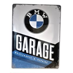 BMW Garage fémplakát  fém tábla (30x40cm)