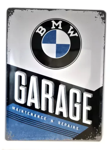 BMW Garage fémplakát  fém tábla (30x40cm)