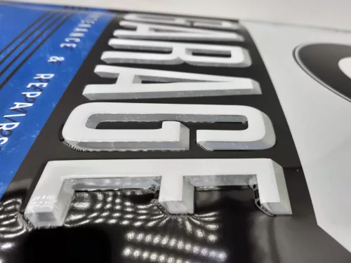 BMW Garage fémplakát  fém tábla (30x40cm)