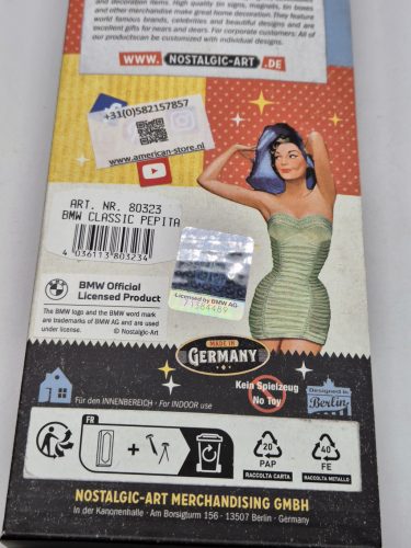 BMW pepita hőmérő