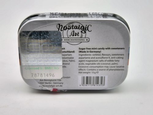 BMW Motorsport Tradition of Speed - fém cukorkás doboz fémdoboz (15g)