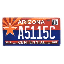 Amerikai USA fém rendszám - Arizona