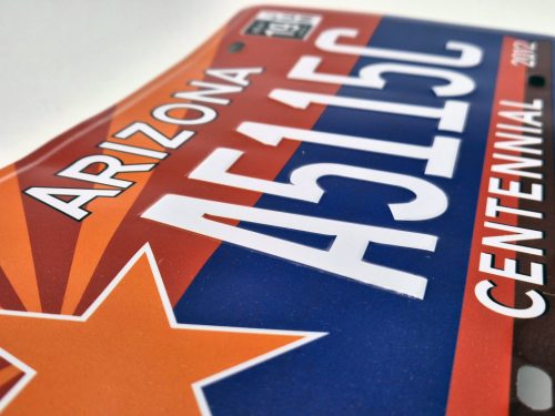 Amerikai USA fém rendszám - Arizona