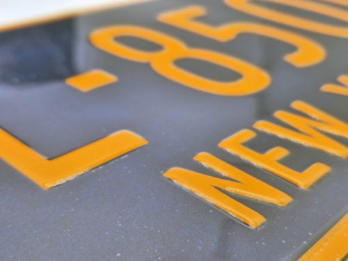 Amerikai USA fém rendszám - New York