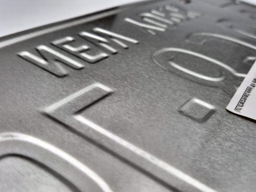 Amerikai USA fém rendszám - New York