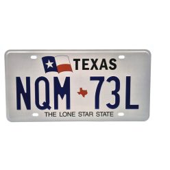 Amerikai USA fém rendszám - Texas