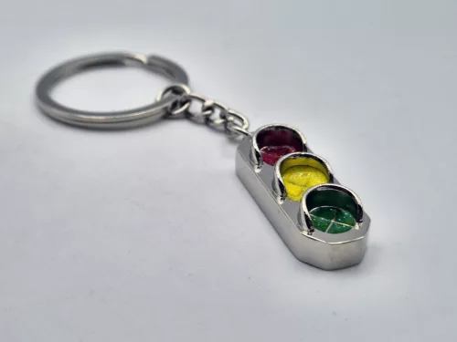 Jelzőlámpa - kulcstartó kulcs tartó