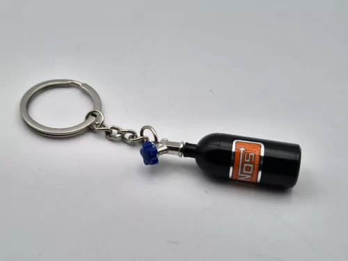 NOS nitro palack - fekete - kulcstartó kulcs tartó