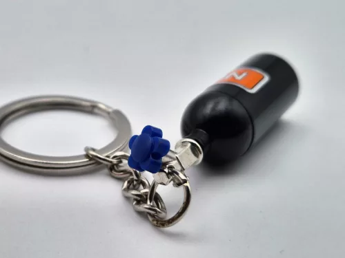 NOS nitro palack - fekete - kulcstartó kulcs tartó