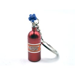 NOS nitro palack - piros - kulcstartó kulcs tartó