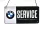 BMW Service akasztós fémplakát  fém tábla (20x10cm)