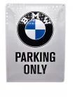 BMW Parking only fémplakát  fém tábla (30x40cm)