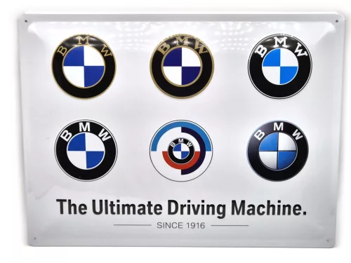 BMW The Ultimate Driving Machine - fémplakát  fém tábla (40x30cm)