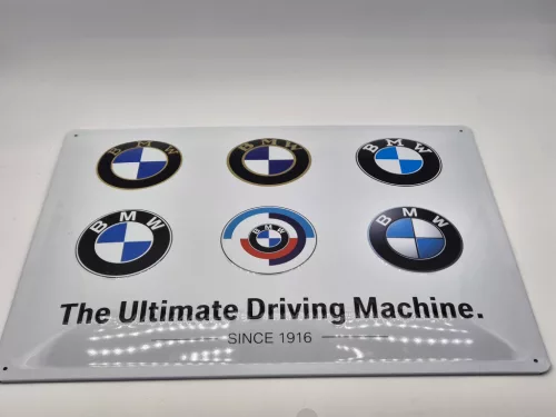 BMW The Ultimate Driving Machine - fémplakát  fém tábla (40x30cm)