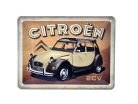 Citroen 2CV Kacsa - fémplakát  fém tábla  (20x15cm)