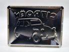 Citroen 2CV Kacsa - fémplakát  fém tábla  (20x15cm)