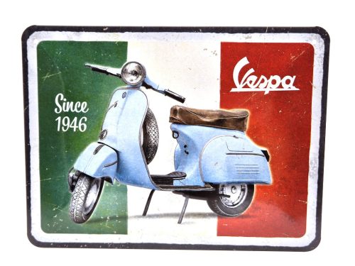 Vespa  - fémplakát  fém tábla  (20x15cm)