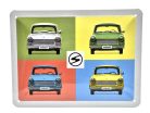 Trabant Trabi - fémplakát  fém tábla  (20x15cm)