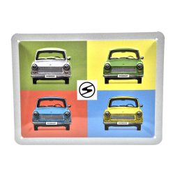 Trabant Trabi - fémplakát  fém tábla  (20x15cm)
