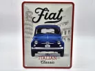 Fiat 500 - fémplakát  fém tábla  (15x20cm)
