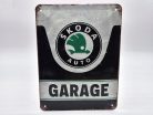 Skoda Garage - fémplakát  fém tábla  (15x20cm)