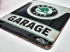 Skoda Garage - fémplakát  fém tábla  (15x20cm)