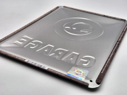 Skoda Garage - fémplakát  fém tábla  (15x20cm)