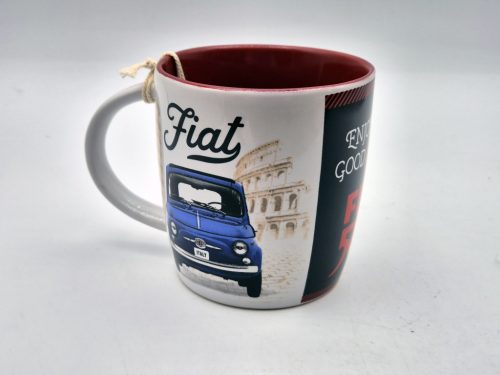 Fiat 500 - Enjoy the good times - kerámia bögre
