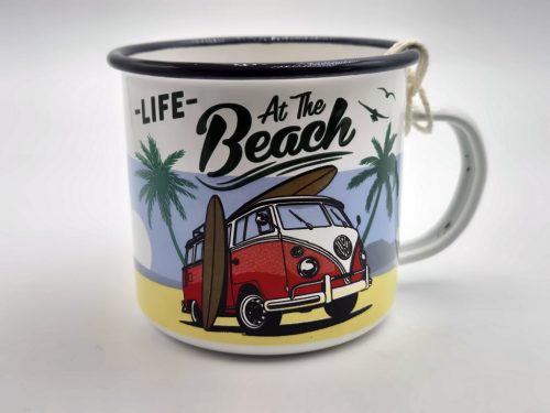 Volkswagen VW Transporter T1 - Life at the beach - fém bögre