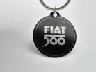 Fiat 500 km óra kulcstartó