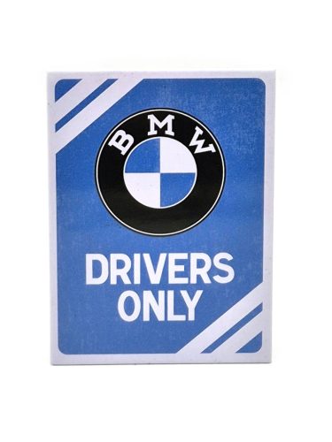 BMW Drivers only hűtőmágnes hűtő mágnes