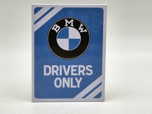 BMW Drivers only hűtőmágnes hűtő mágnes