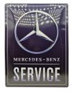 Mercedes - Benz service - fémplakát  fém tábla (30x40cm)