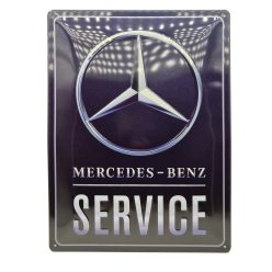 Mercedes - Benz service - fémplakát  fém tábla (30x40cm)
