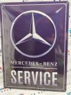 Mercedes - Benz service - fémplakát  fém tábla (30x40cm)