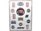 Fiat Logo - fémplakát  fém tábla (30x40cm)