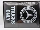 Mercedes - Benz - trucks only - fémplakát  fém tábla (30x40cm)