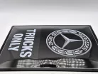 Mercedes - Benz - trucks only - fémplakát  fém tábla (30x40cm)
