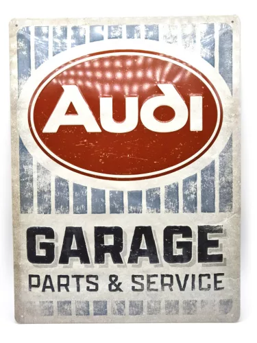 Audi Garage - fémplakát  fém tábla (30x40cm)